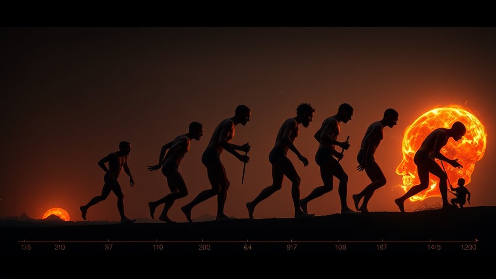 human evolutionary development chart