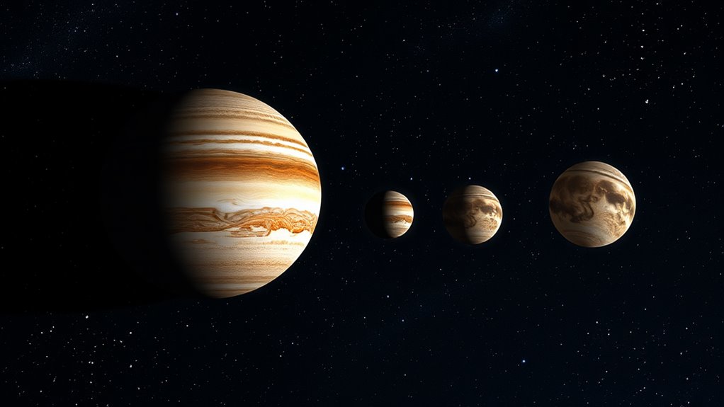 jupiter s four largest moons