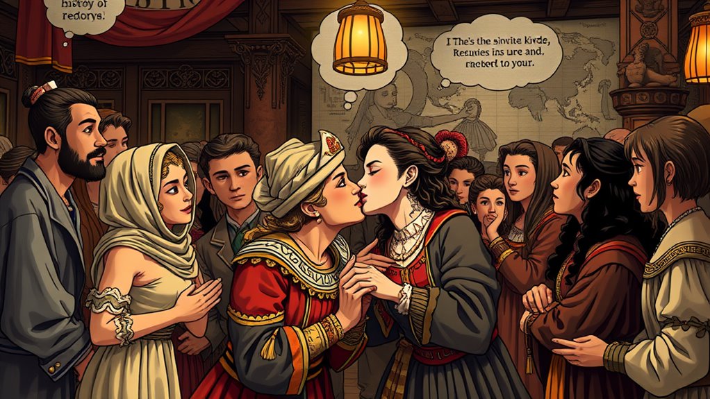 kissing customs and controversies